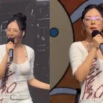 BIBI performing on stage at Waterbomb Seoul 2026 at KINTEX