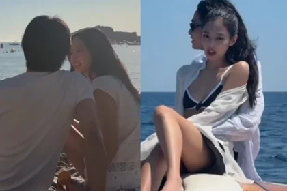 BLACKPINK Jennie and Taiwanese model Kai on a yacht in Less than a Lover teaser
