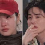 Gong Yoo and Kim Go Eun smiling together during tvN's Goblin 10th anniversary special reunion episode.