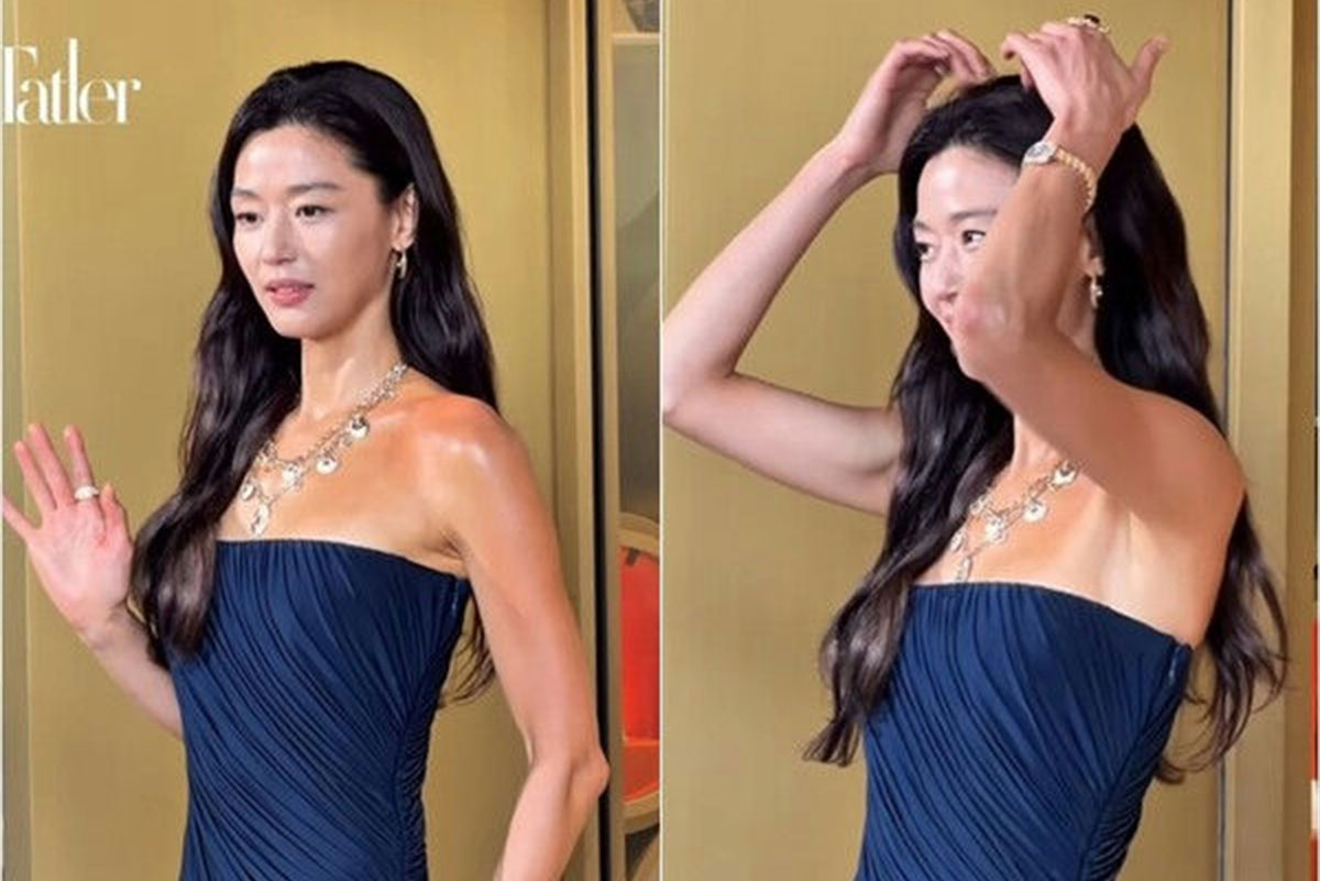 Jun Ji Hyun Surprises Fans with Deep Tan & Bikini Lines at Hong Kong Event