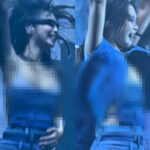 BLACKPINK Jennie performing in a custom Calvin Klein denim outfit at Summer Sonic Tokyo 2026