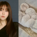 Actress Seo Hye Won baby clothes photo announcing her first pregnancy