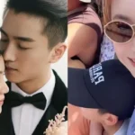 Michelle Chen walking hand-in-hand with her 9-year-old son Little Star in Bangkok