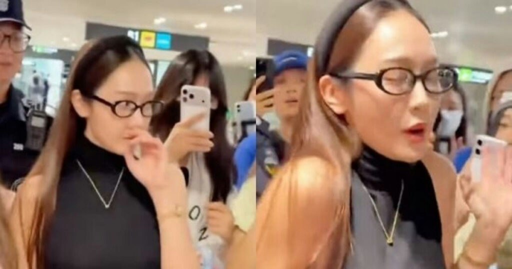 jessica shanghai airport viral video img1da