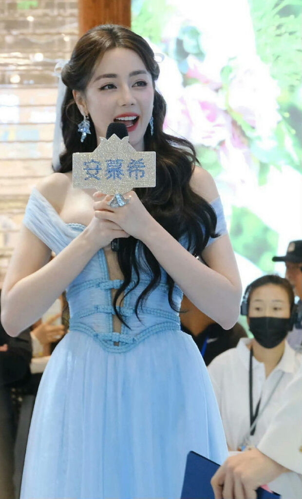 Dilraba Dilmurat Draws Attention With Risky Fashion Choice at Xi’an Appearance dilraba dilmurat revealing dress 4