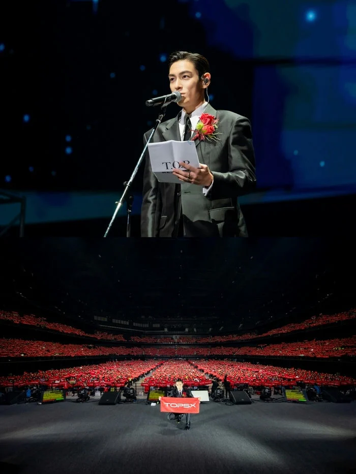 T.O.P Surprised by 82-Year-Old Fan at Japan Fan Meeting, Shares Heartwarming Hug on Stage top 82yearold fan