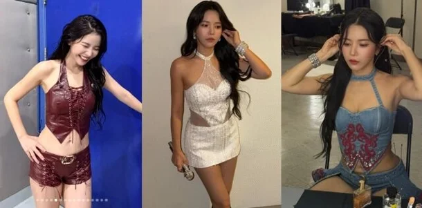 MAMAMOO's Solar Captivates Taiwan with Dazzling, High-Fashion Stage Outfits MAMAMOO Solar Kaohsiung concert 1