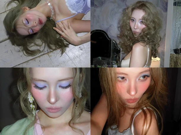 Sunmi Stunning in Corset Top and Hippie Perm—Stepping Straight Out of Her New Music Video sunmi forever july music video corset top hippie perm 1
