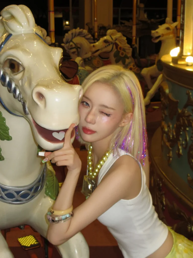 aespa Shines in Nighttime Amusement Park Teasers for Japanese Album 'KISS N TELL' 1784739711 image