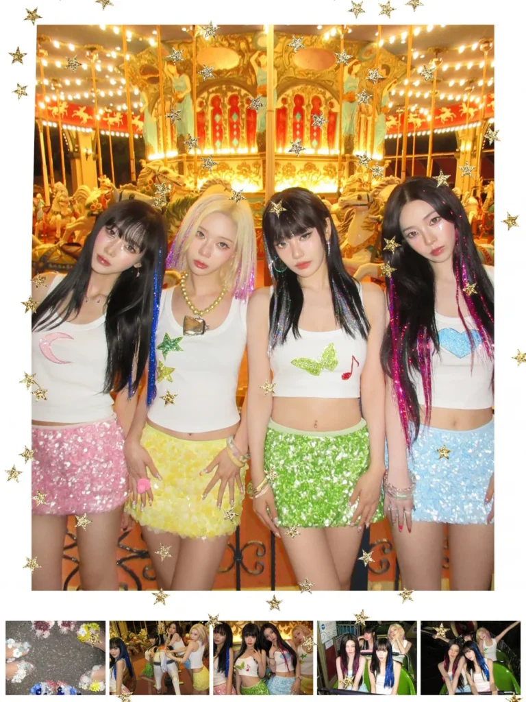 aespa Shines in Nighttime Amusement Park Teasers for Japanese Album 'KISS N TELL' 1784739677 image