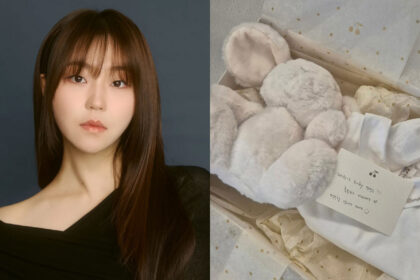 Actress Seo Hye Won baby clothes photo announcing her first pregnancy