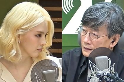 Actress Han So-hee and veteran actor Choi Min-sik appearing as radio show guests